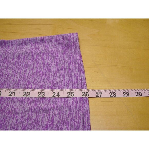 Under Armour Womens Anti-Odor Quick Dry Large Logo V Neck T-Shirt Purple Sz L - Picture 5 of 7